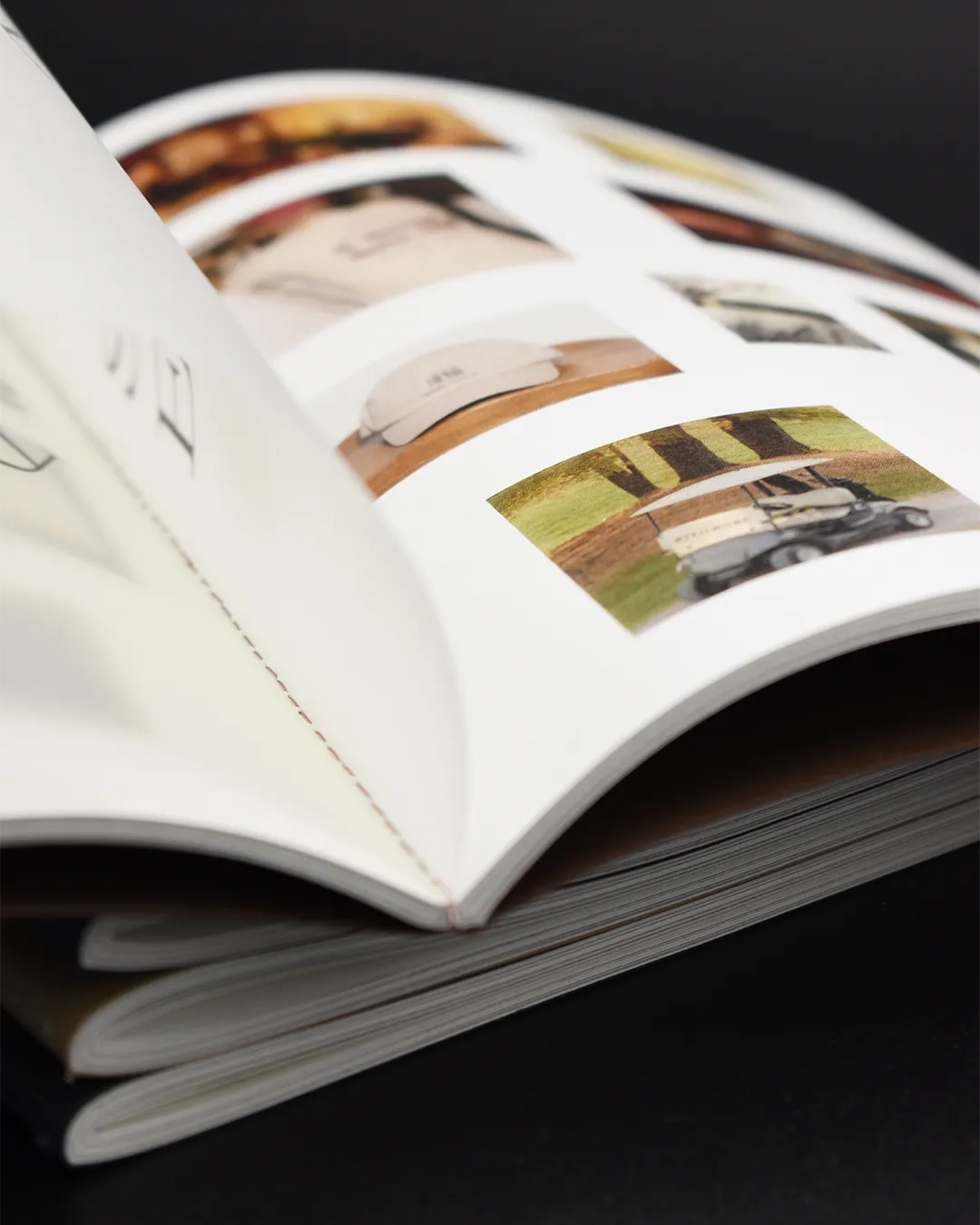 Singer sewn books